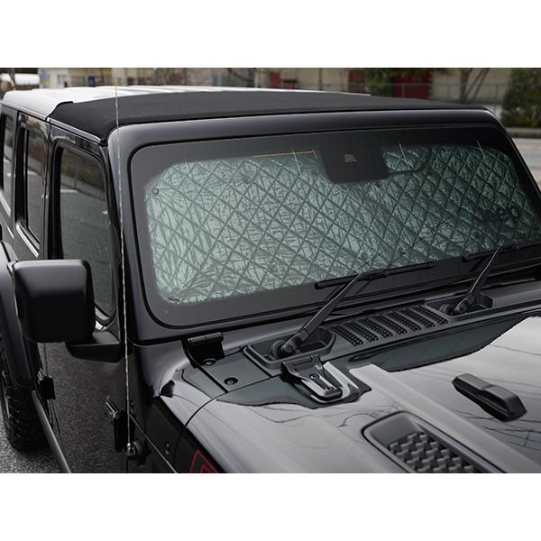 ジープ純正 JL ラングラー ルビコン/4xe 4ドア車 全面サンシェード