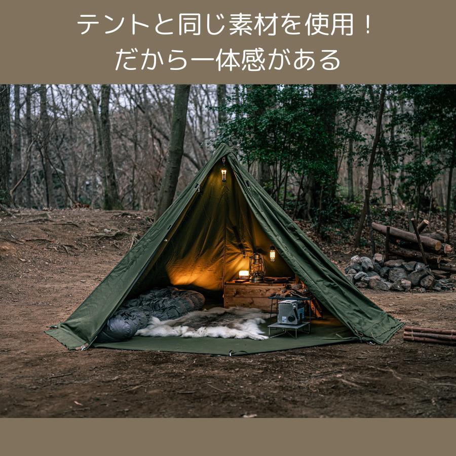 CAMPLUS】ミリタリーグランドシート ポーランド軍幕用グラウンドシート
