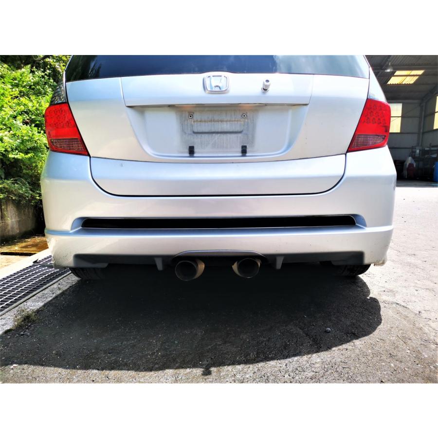 230720-パ6 フィット GD3 無限 スポーツマフラー センター出し W出し