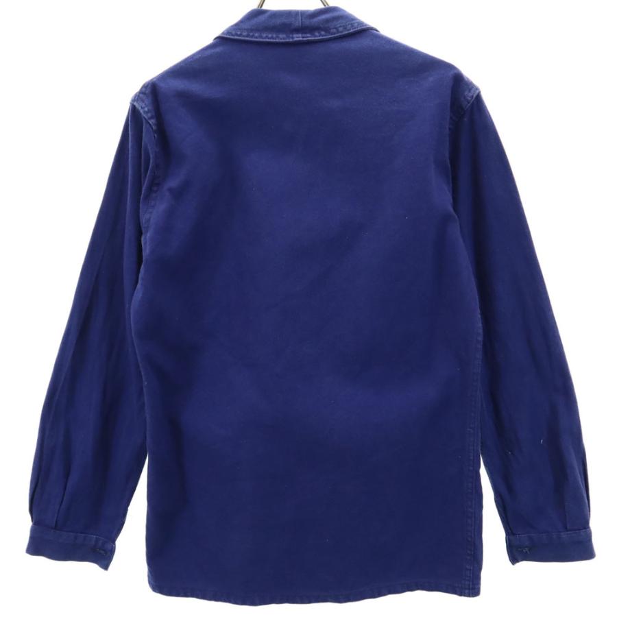 ユーロワーク 70s フランス製 ヴィンテージ カバーオール 44 ネイビー