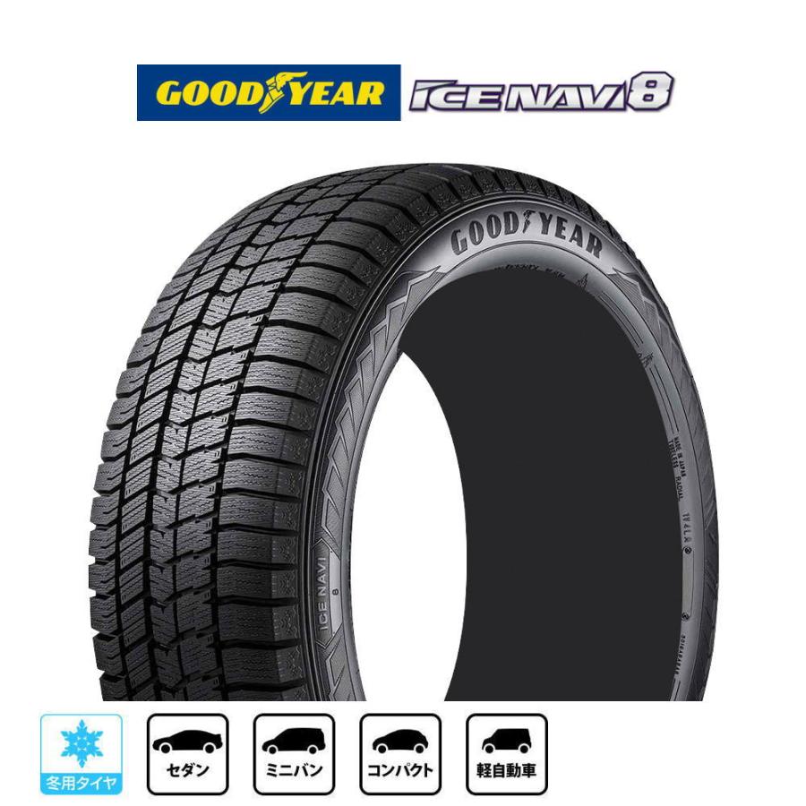 アイスナビ 【2025年製】GOODYEAR グッドイヤー ICE NAVI 8 日本製 155