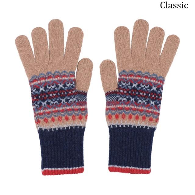 ERIBE エリベ レディース 手袋 グローブ ノルディック メリノウール