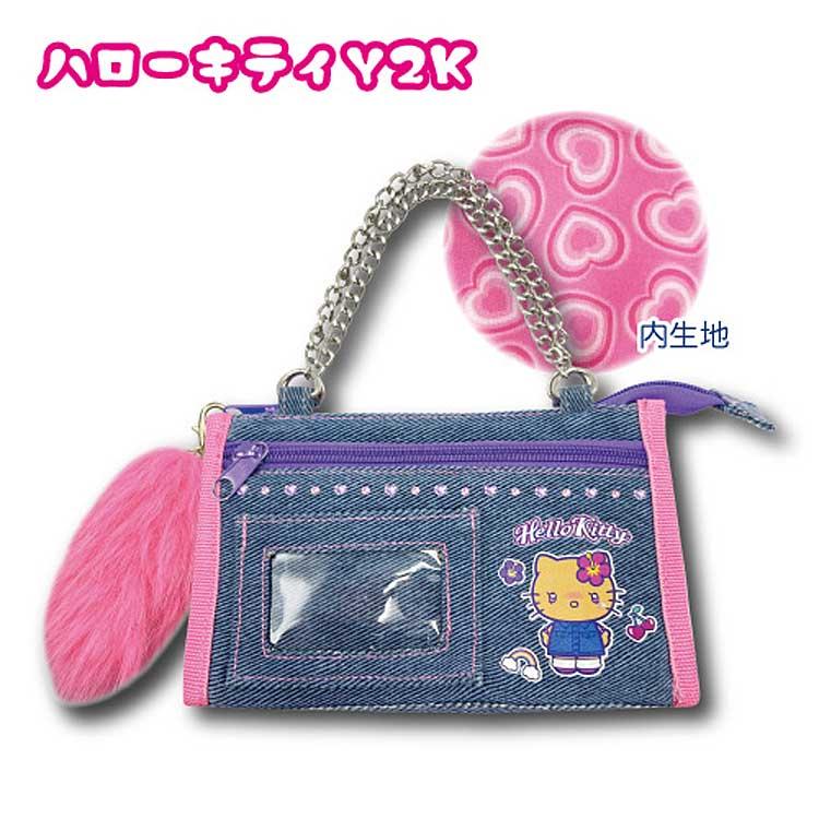 ハローキティ デニムマルチポーチ Y2K 167649 ギャル3 SANRIO サンリオ