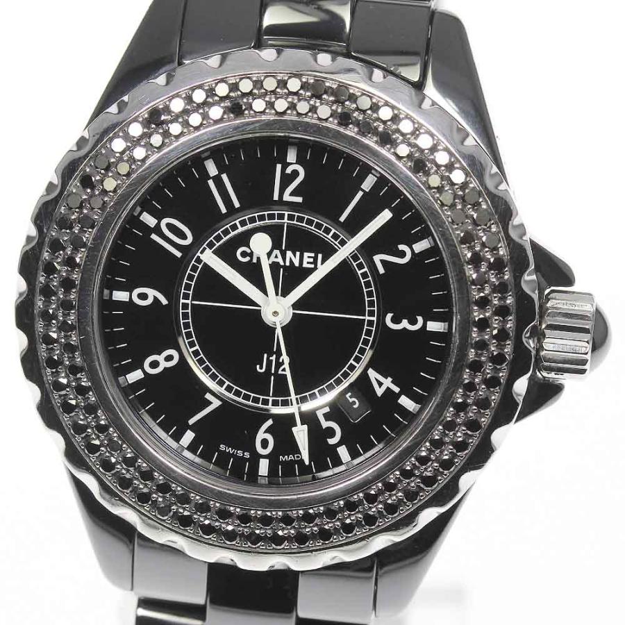 CHANEL（シャネル） ☆良品【CHANEL】シャネル J12 H1416 黒セラミック