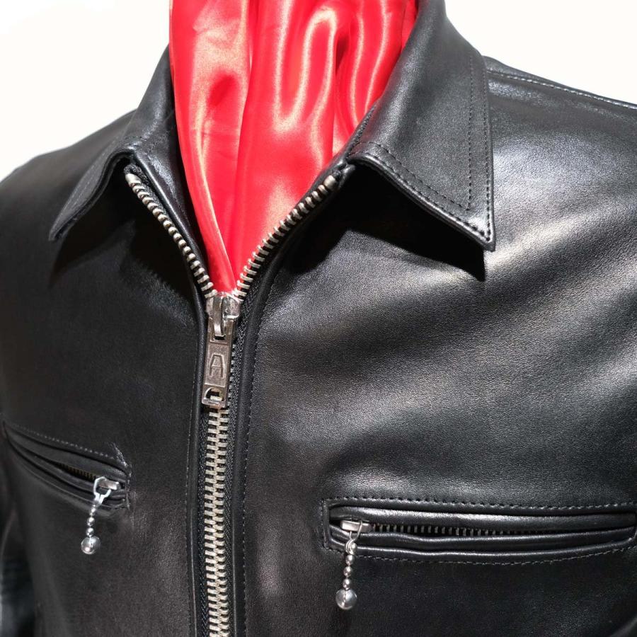 666 666 LEATHER WARE (666レザーウエア）マイウェイマン 襟付き