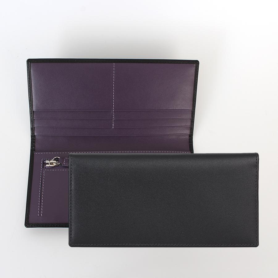 ETTINGER（エッティンガー） 財布 長財布 ブラック/パープル LONG