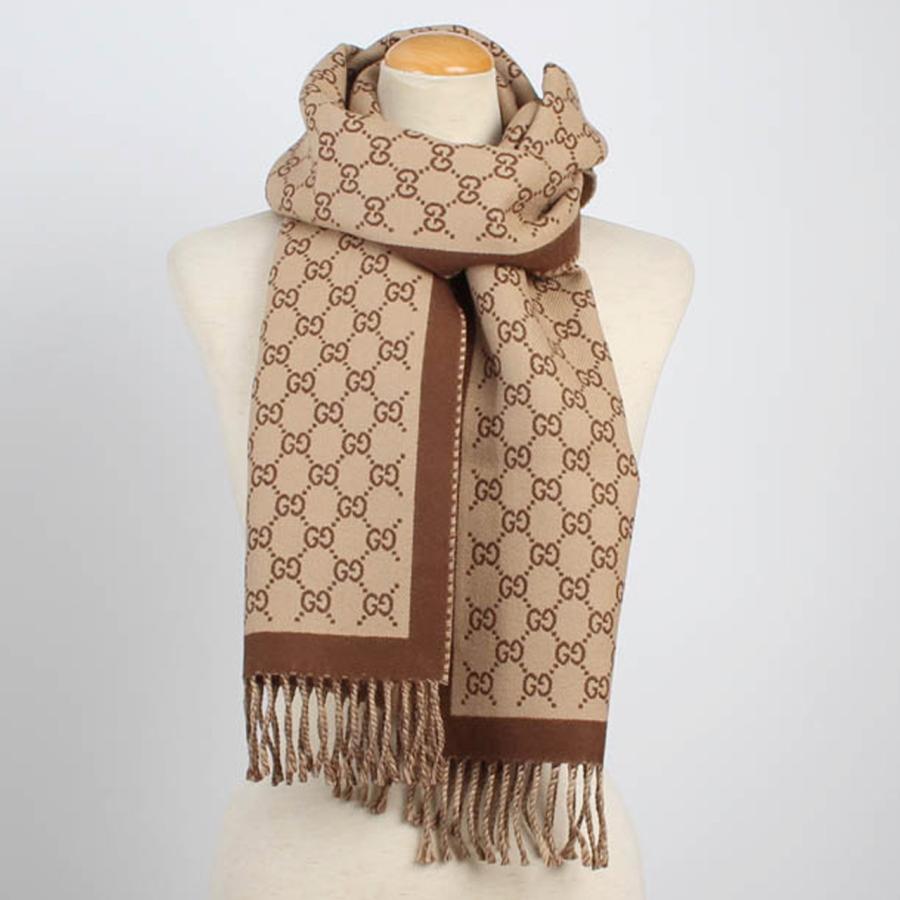 GUCCI（グッチ） マフラー GG WOOL SCARF / WOOL JACQUARD SCARF GG