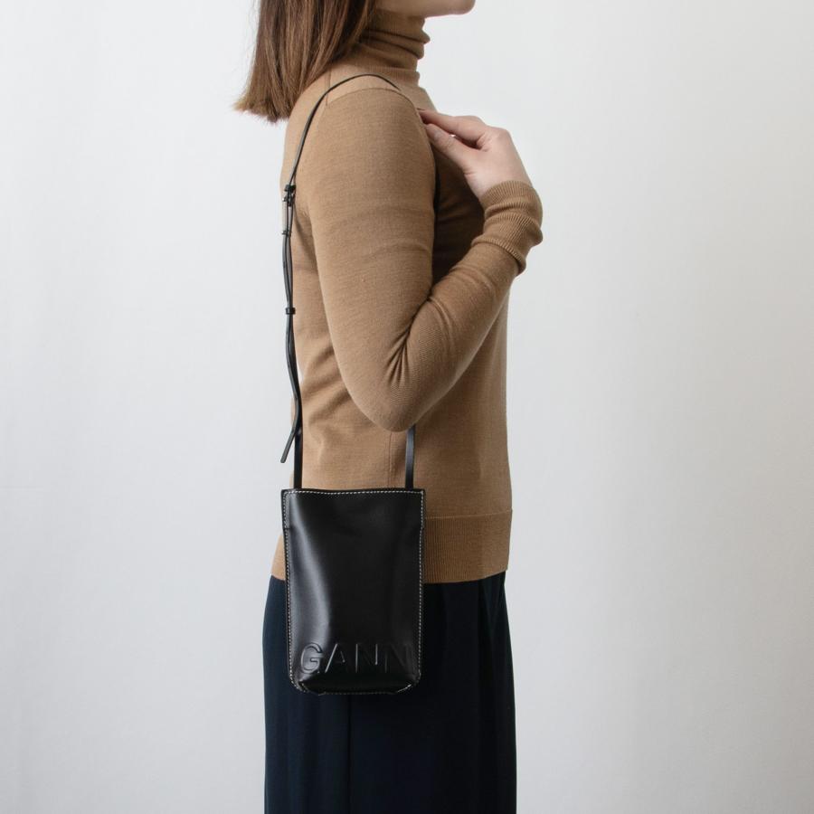 GANNI（ガニー） バッグ レディース ショルダーバッグ ブラック SMALL