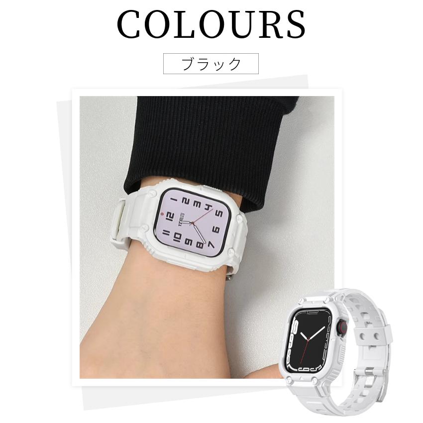 Apple Watch Ultra 3 2 49mm ソフトバンド 一体型ベルト クリア