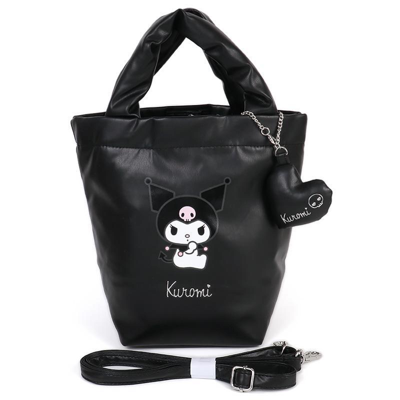 クロミ チャーム付き2WAYトートバッグ ショルダーバッグ ピンク