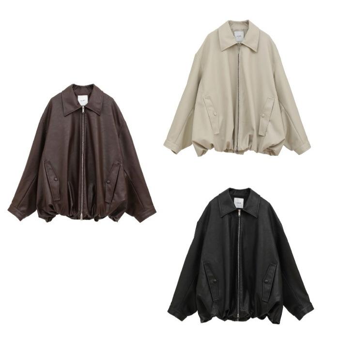 CLANE（クラネ） 正規商品 アウター フェイク レザー バルーン