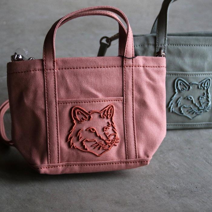 MAISON KITSUNE（メゾン キツネ） ミニ バッグ フォックス ヘッド ミニ