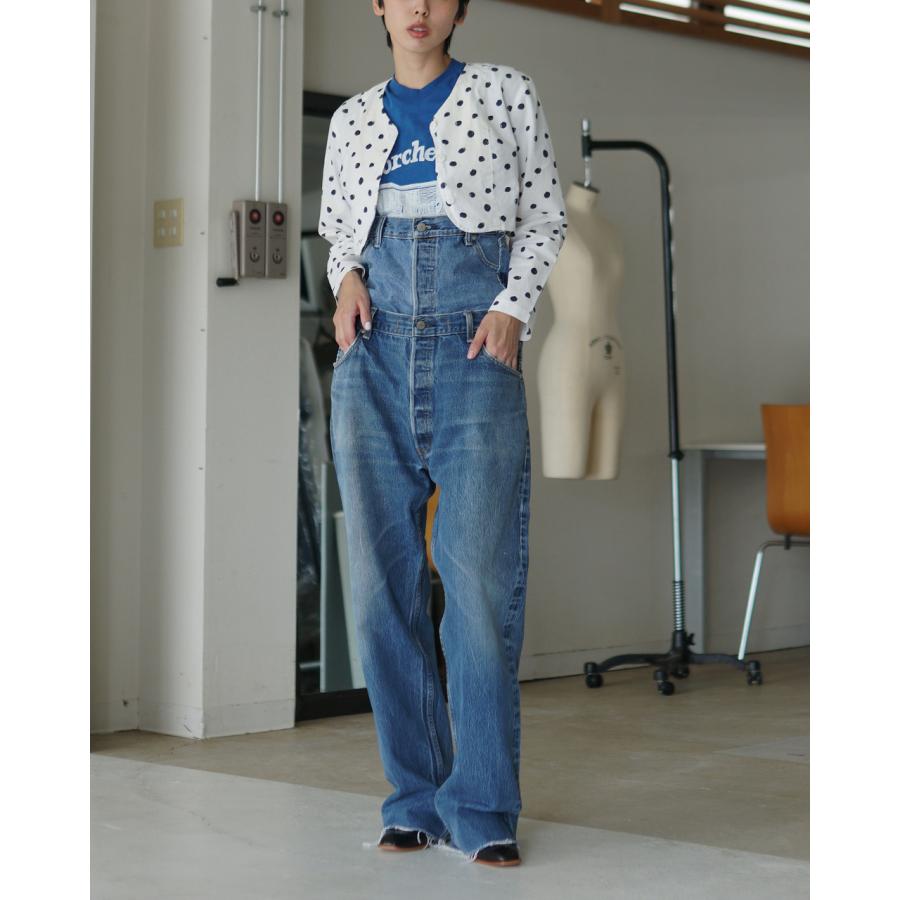 キイト QUIITO ダブルウエスト デニムパンツ W WAIST DENIM PT カット