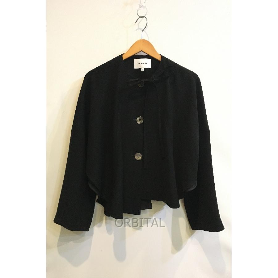 二子玉) エンフォルド ENFOLD 23SS CAPE-LIKE JACKET PEツイルケープ