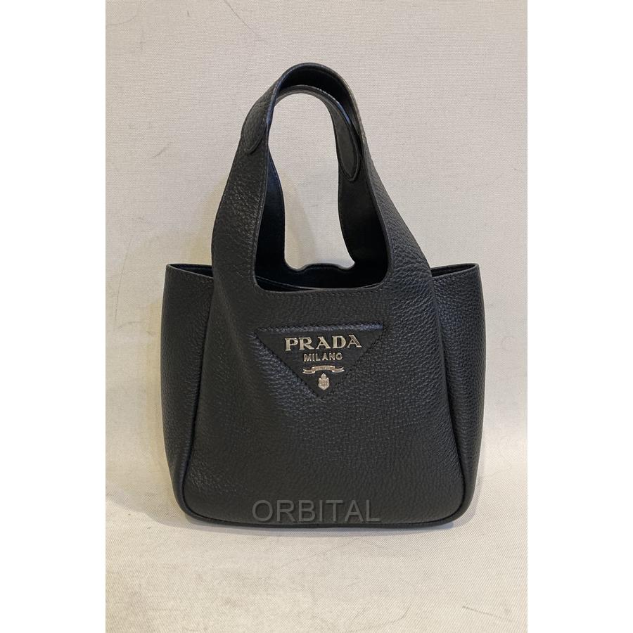 ブランド 二子玉)PRADA プラダ 1BG335 レザー ミニハンドバッグ