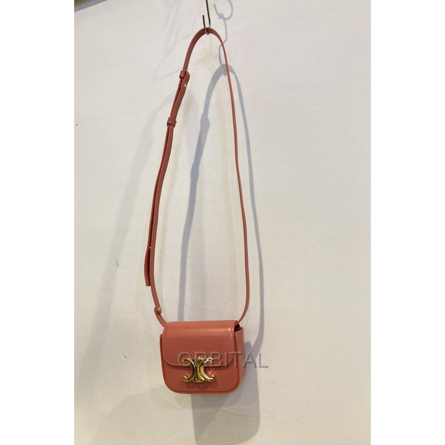 二子玉)CELINE セリーヌ 未使用 ミニクロード シャイニーカーフスキン