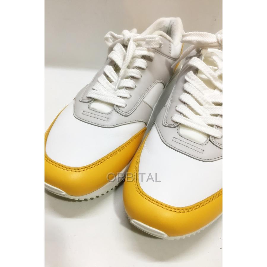 SAINT LAURENT 代官山)SAINT サンローラン バンプ レザースニーカー