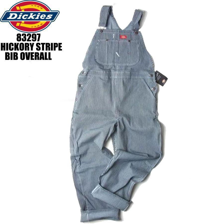 Dickies（ディッキーズ） ビブ オーバーオール ヒッコリー ストライプ