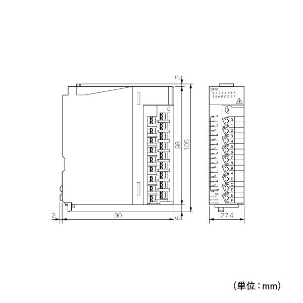 三菱電機（MITSUBISHI ELECTRIC） QX10 AC入力ユニット Qシリーズ