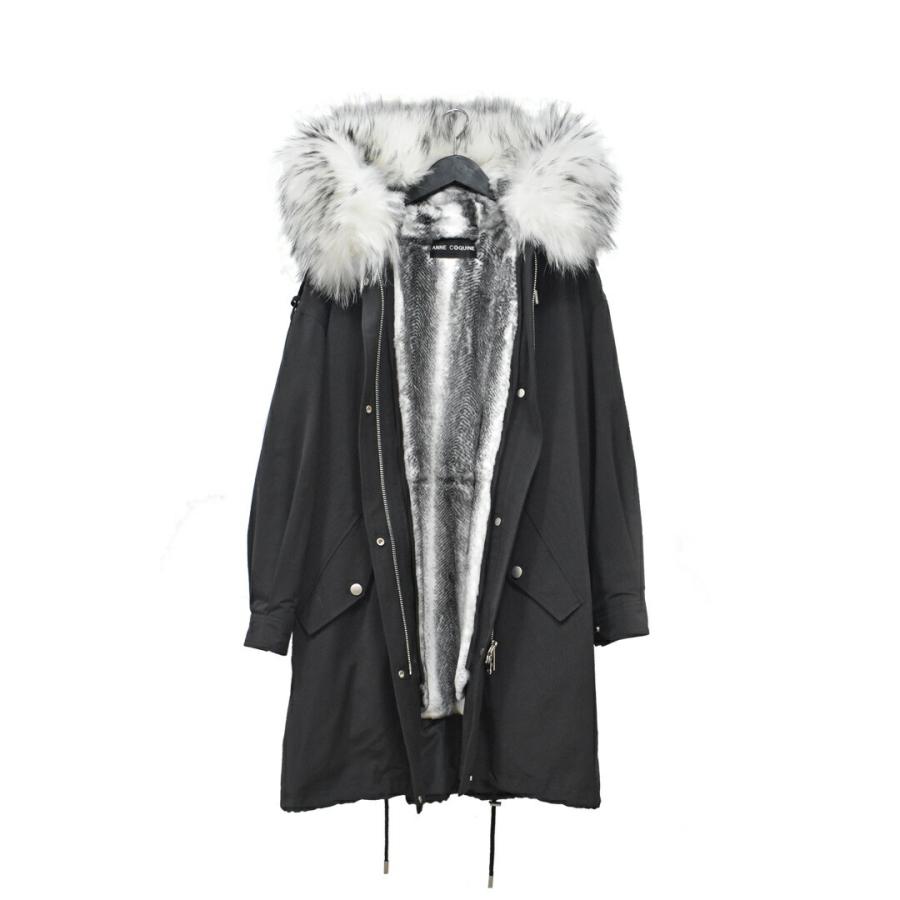 AnneCoquine（アンコキーヌ） (公式) ラクーンファー付きモッズコート