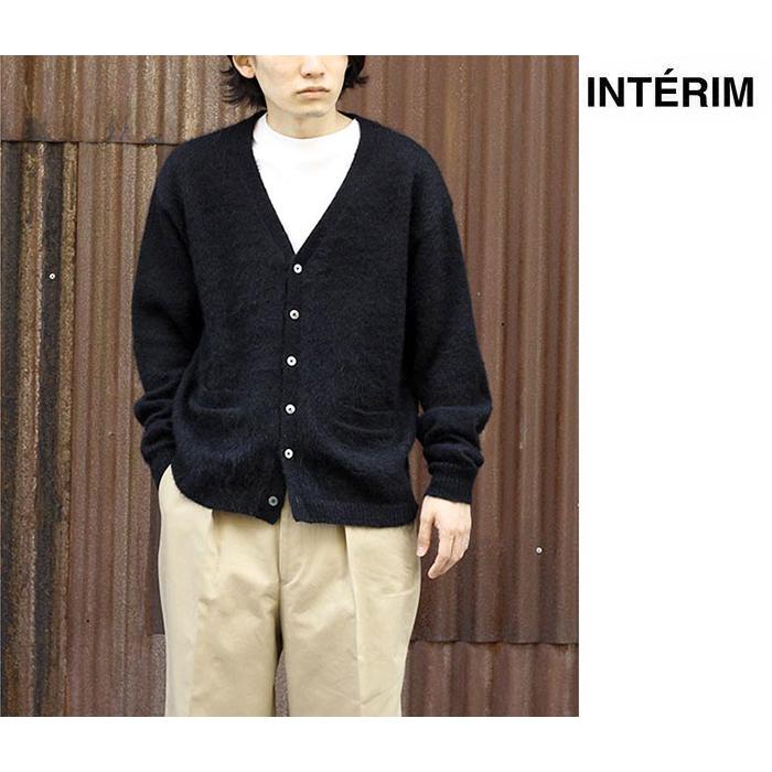 インテリム INTERIM キッドモヘア カーディガン KID MOHAIR CARDIGAN