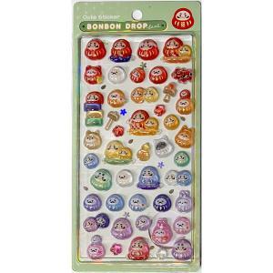 Q-LiA（クーリア） 正規品 ボンボンドロップシール 和柄 シール だるま