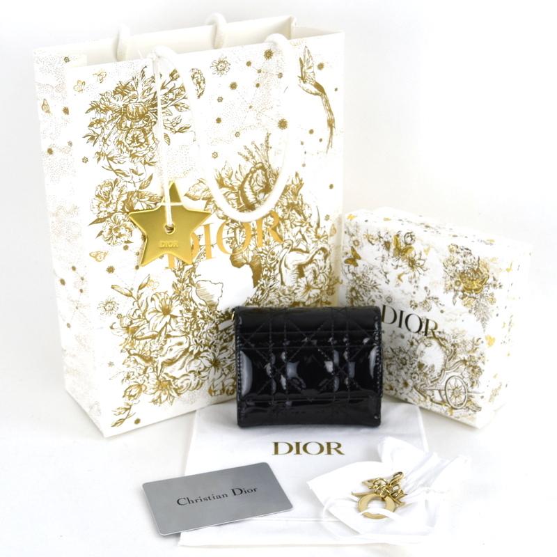 Lady Dior ディオール 財布 レディース コンパクトウォレット 三つ折り