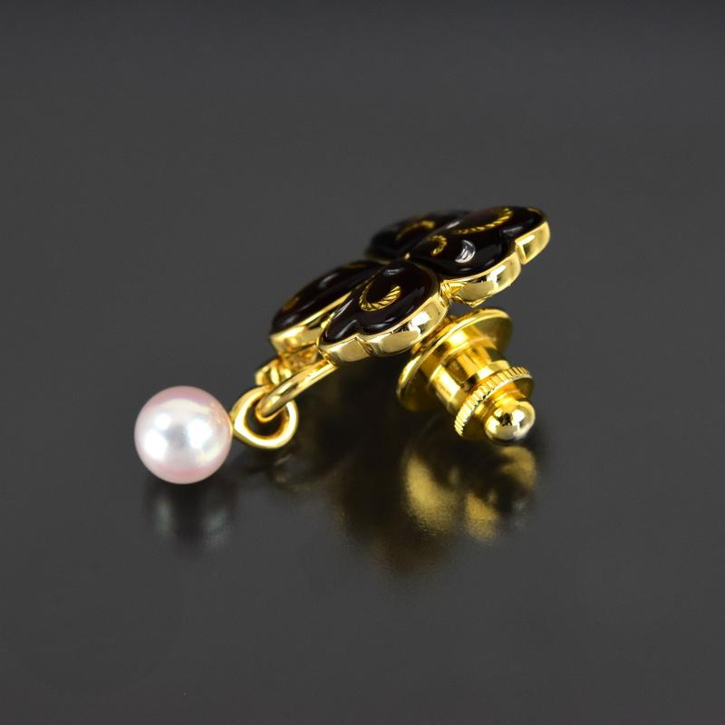 MIKIMOTO（ミキモト） ブローチ 2WAY ピクウェ クローバー 四つ葉