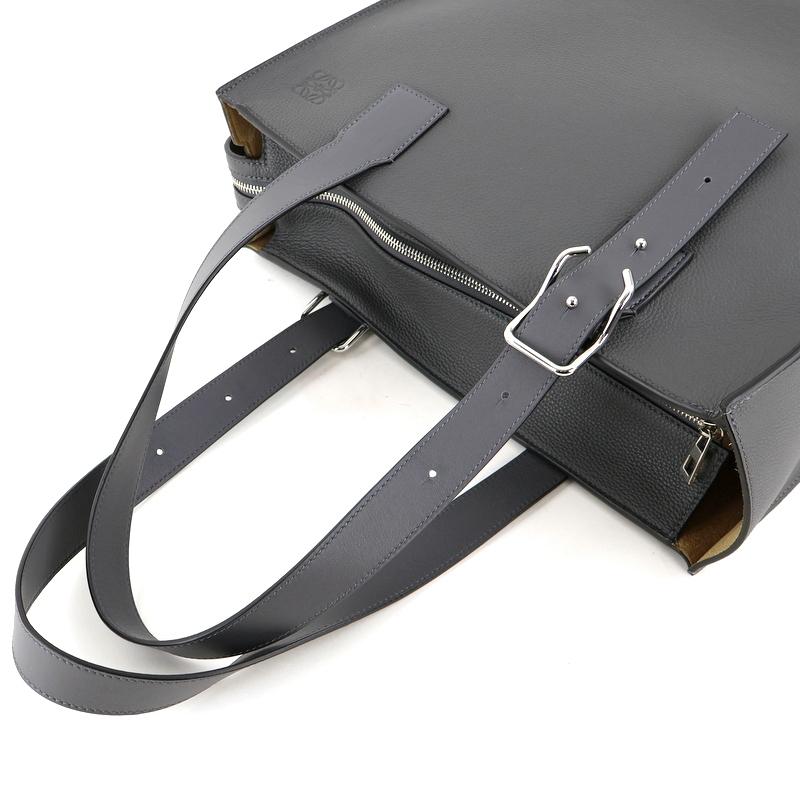 LOEWE（ロエベ） バッグ メンズ 新作 バックルジップトート アンスラ