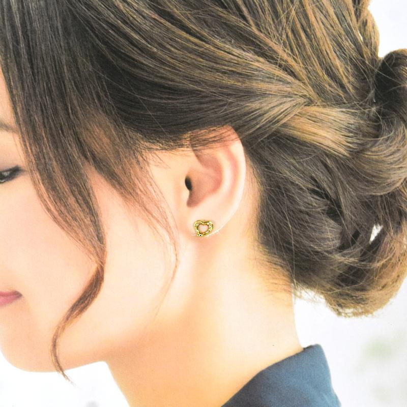 TIFFANY&Co.（ティファニー） ピアス オープンハート ダイヤ 18金 18k