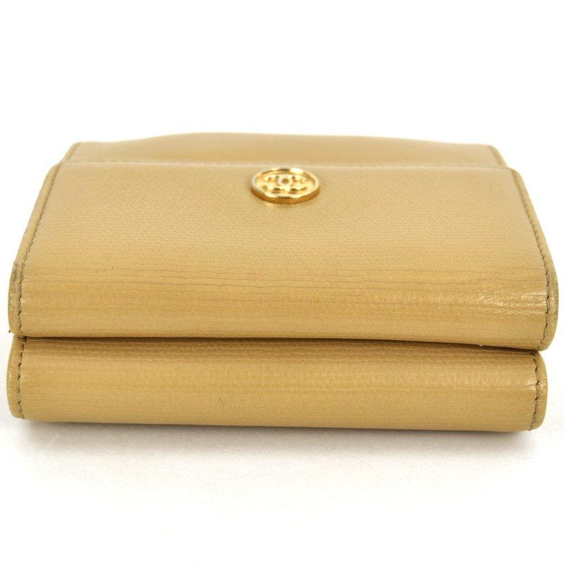 CHANEL（シャネル） 財布 レディース Wホック財布 ココボタン ベージュ