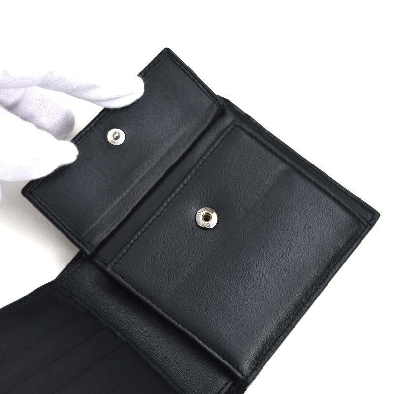 Dior HOMME ディオール 財布 メンズ 二つ折り ディオールオブリーク