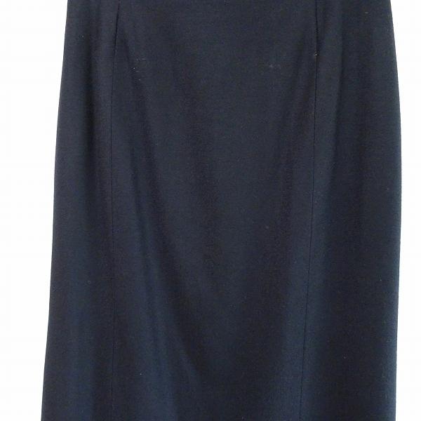 CHANEL（シャネル） #wpc スカート 42 濃紺 カシミア タイト ロング