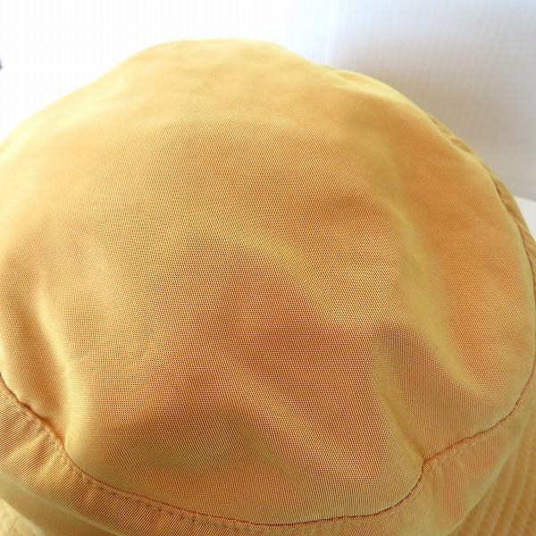 HERMES（エルメス） #apzh 帽子 ハット 57 ロゴ オレンジ 光沢