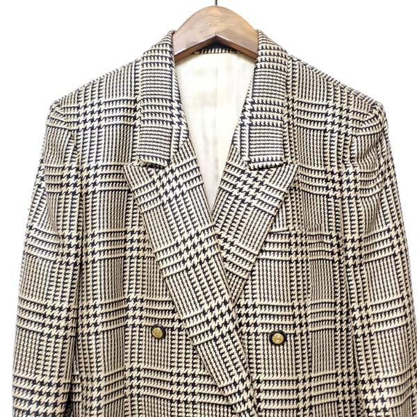 anc バーバリー BURBERRY スカートスーツ ベージュ 黒 セットアップ