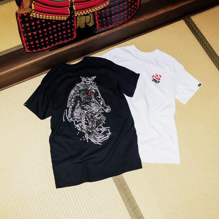 VANS（ヴァンズ） SAMURAI SS TEE ショートスリーブ VN000ZV2BLK ABC