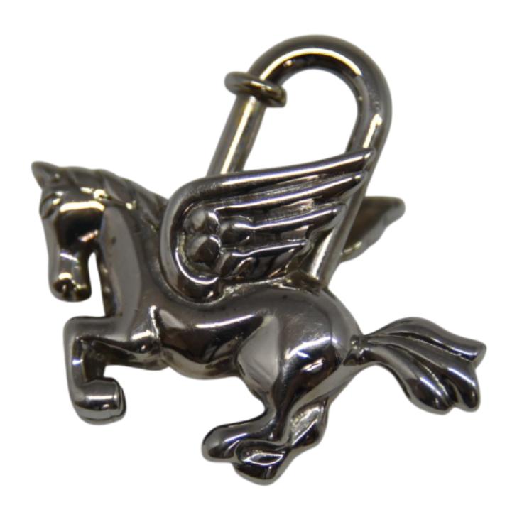 HERMES（エルメス） カデナ ペガサス バッグチャーム シルバー