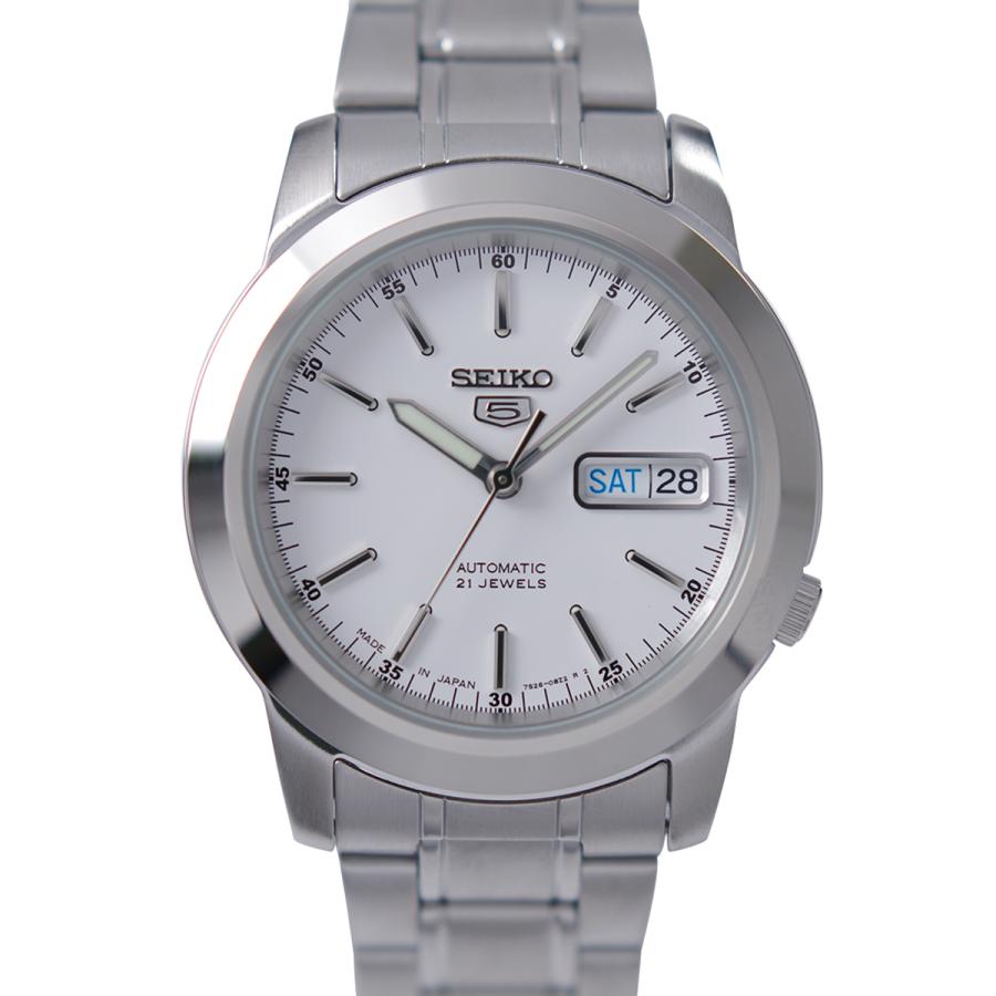 Seiko 5 セイコー SEIKO 腕時計 海外モデル 自動巻き 日本製 ホワイト