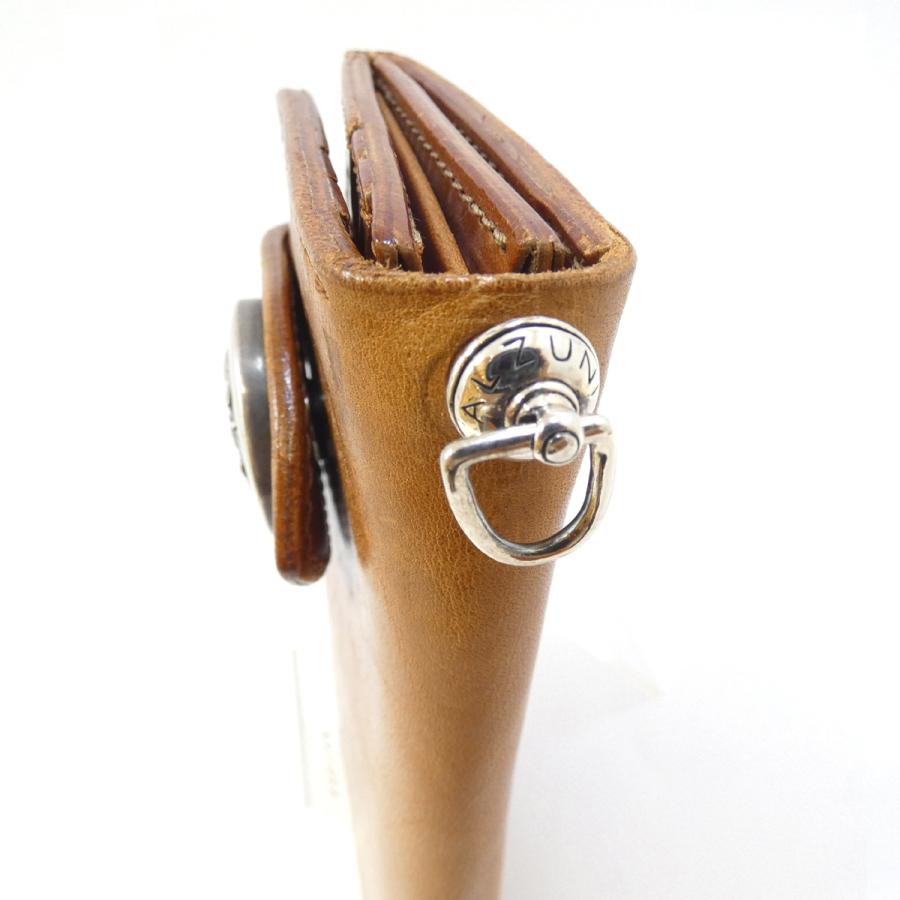 シルバー コンチョ ALZUNIロゴ ドロップハンドル ワッカコンチョ