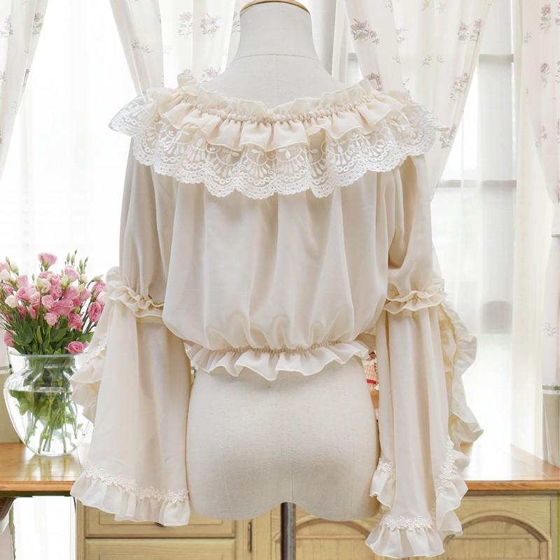 即納 ブラウス 姫袖 ロリータ ロリィタ ゴシック ゴスロリ ゆめ