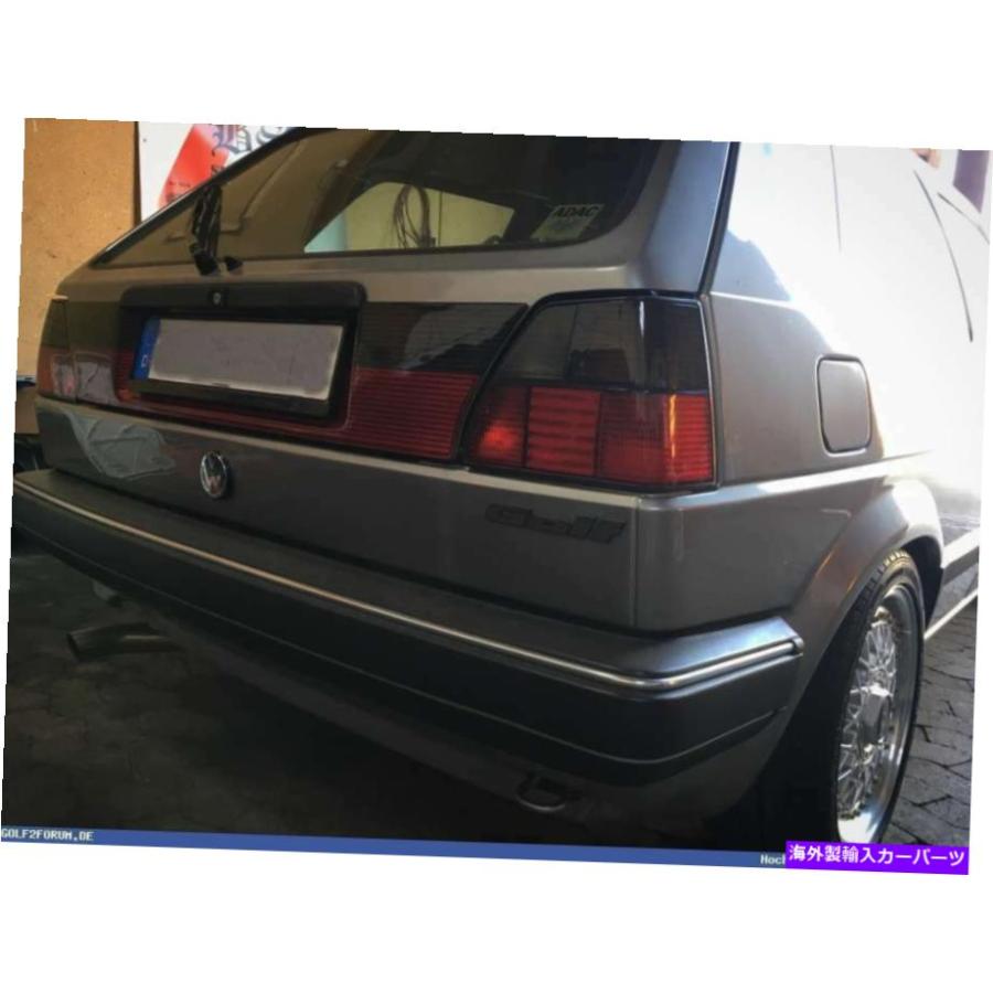 USテールライト VWゴルフMK2 GTI 16V G60ラリーヘコブラック/赤