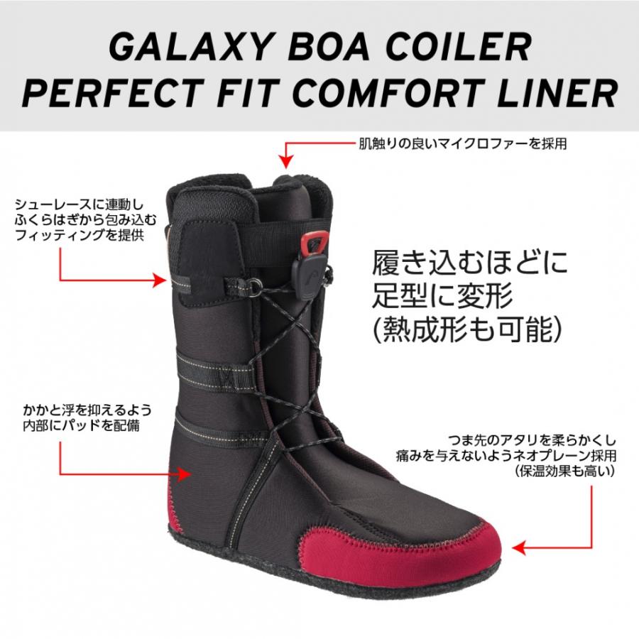 HEAD（ヘッド） GALAXY BOA Coiler black_ギャラクシーボアコイラー