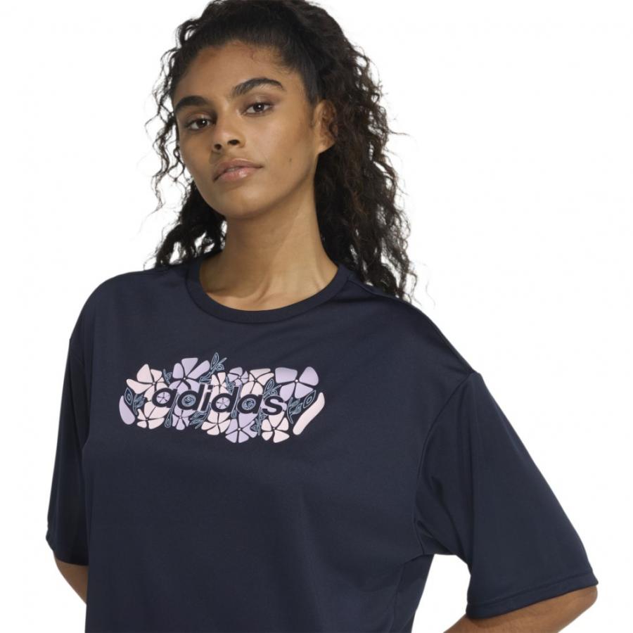 adidas（アディダス） レディース 半袖 機能 Tシャツ W FLOWER リニア