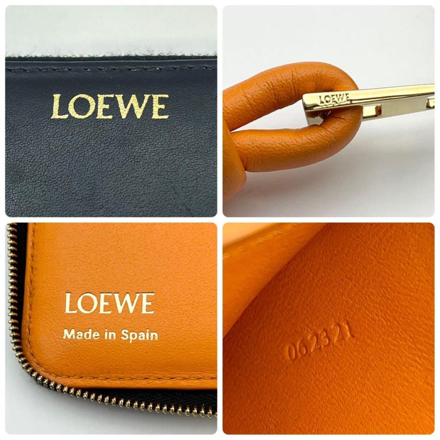 LOEWE（ロエベ） ノット コンパクト ジップウォレット 二つ折り財布