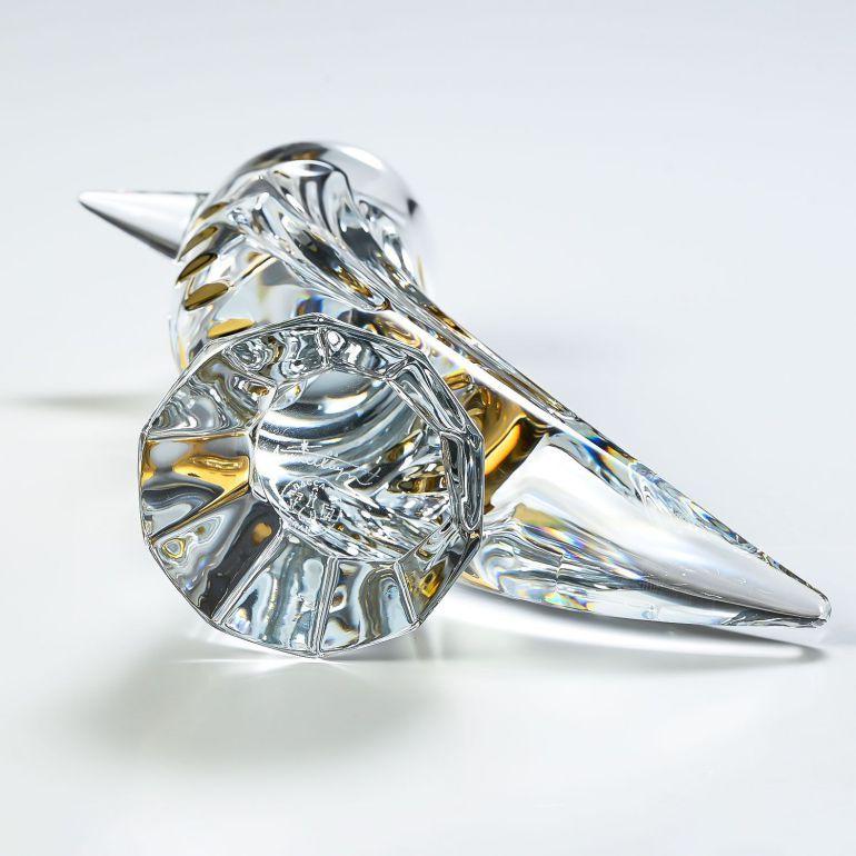 バカラ（Baccarat） ベース 花瓶 ファウナクリストポリス 鳥一輪挿し