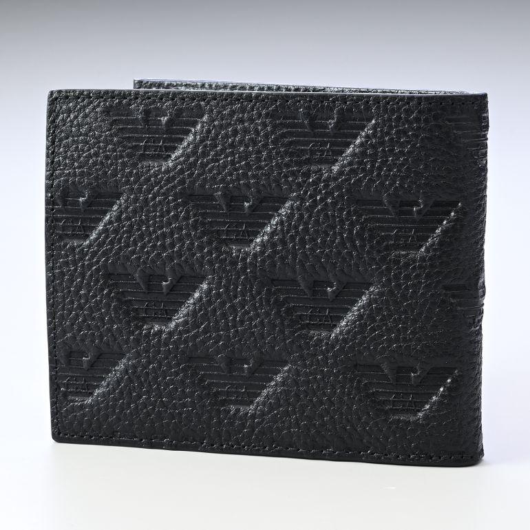 EMPORIO ARMANI エンポリオ アルマーニ 二つ折り財布 メンズ オール