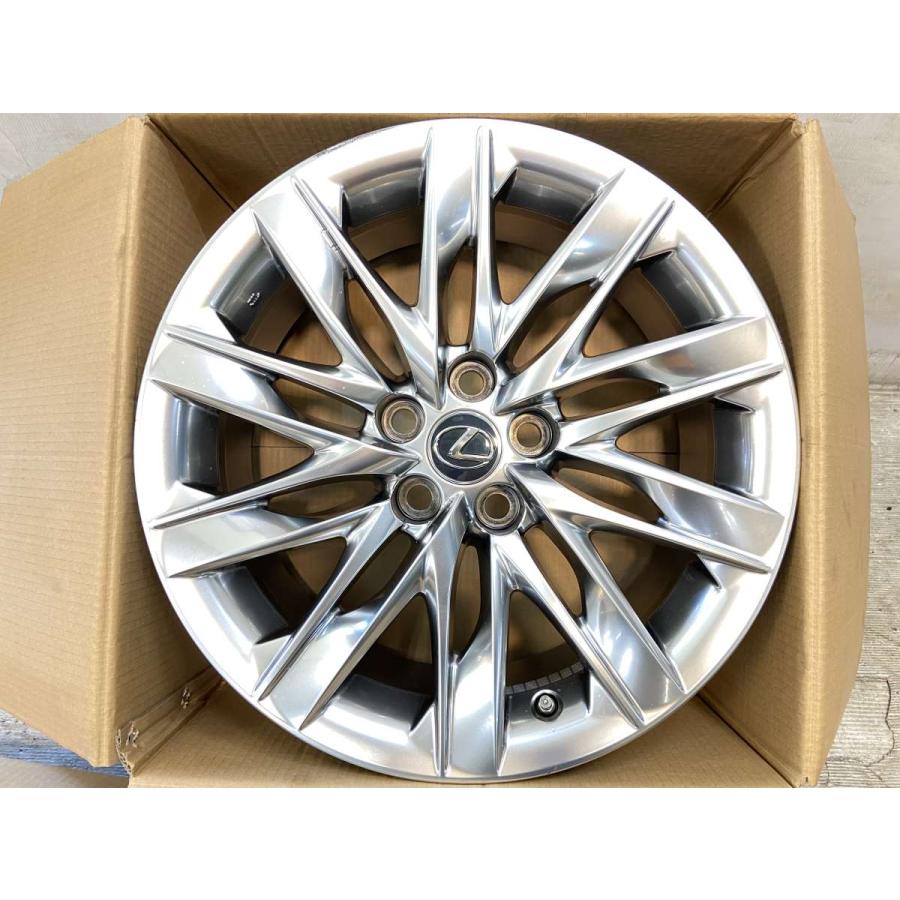 中古ホイール 4本 レクサス純正 19x8.0 25 120-5穴 中古アルミホイール