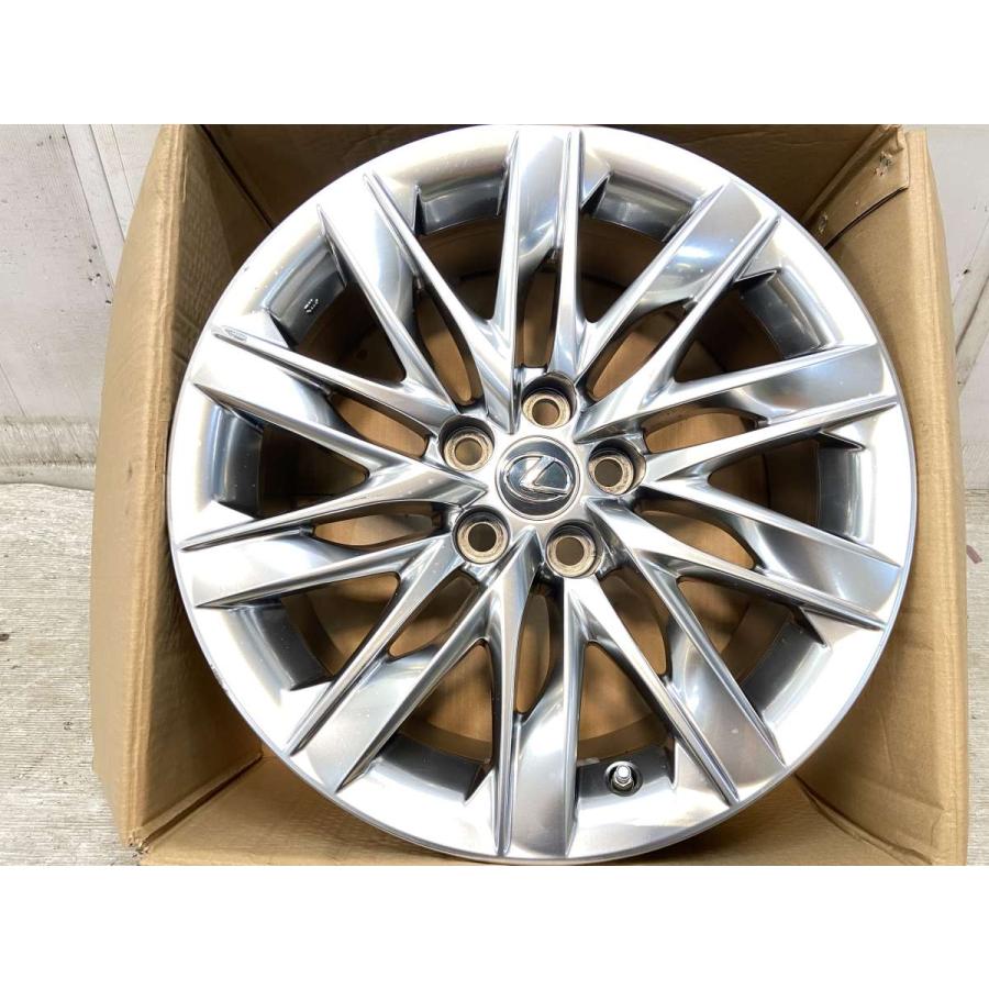 中古ホイール 4本 レクサス純正 19x8.0 25 120-5穴 中古アルミホイール