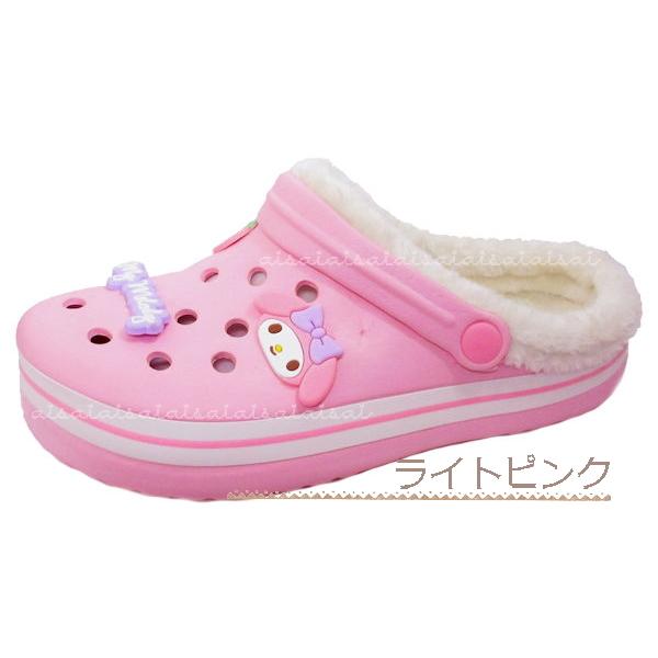 sanrio（サンリオ） クロッグサンダル ファー付 ハローキティ マイ