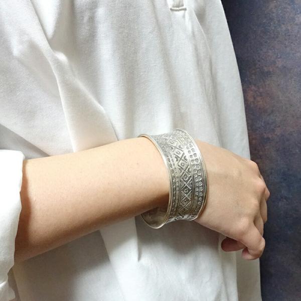 ansil（アンシル） カレンシルバー バングル レディース シルバー925